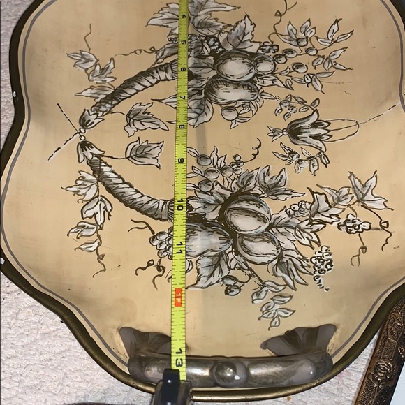 2 pc. Ceramic  Decorative Water Picture and Tray - Picture 8 of 9